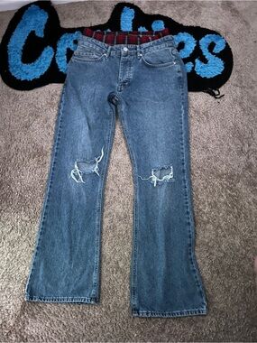 BooHoo Man Bootcut Baggy jeans